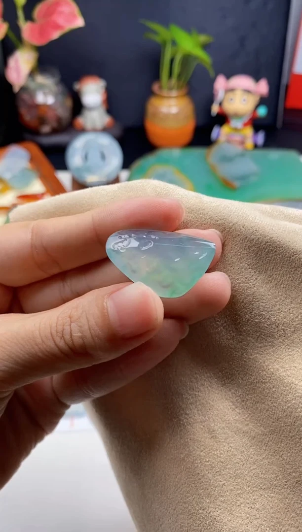 定制翡翠未镶嵌翡翠片料定制未镶嵌6.15-9