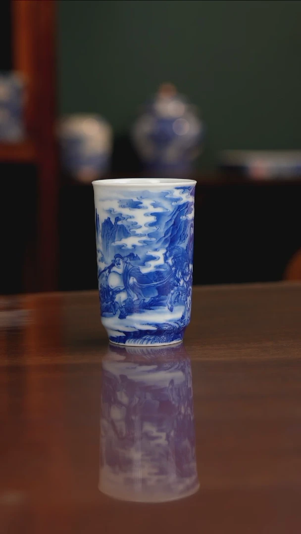 晓竹窑青花西游记