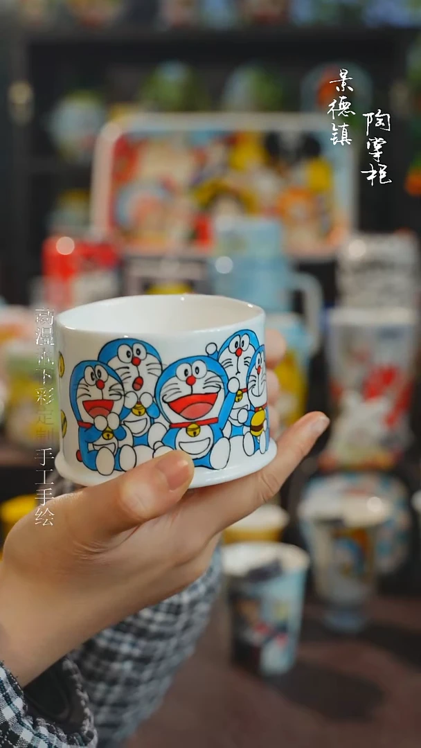 景德镇高温釉下彩纯手工手绘