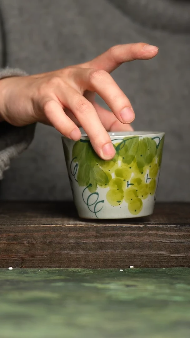 【闪购商品】杯青诗手工手绘瓷器