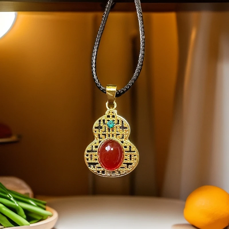 【宠粉福利】柿子红福禄吊坠