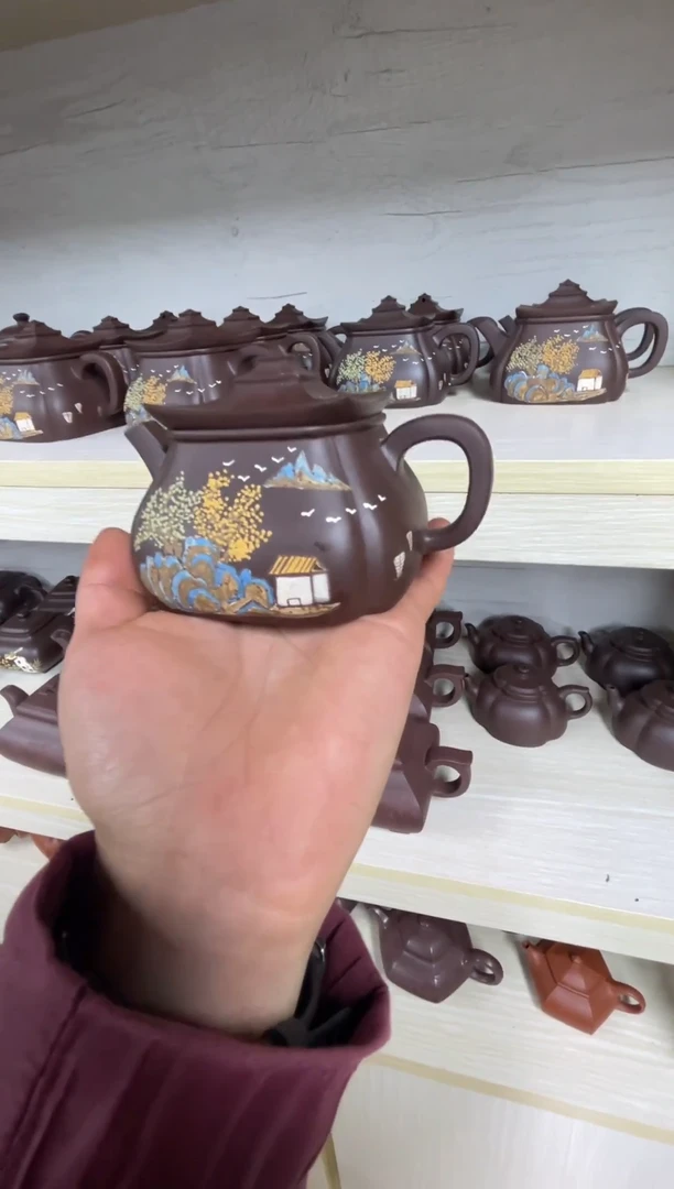 茶壶紫砂六方云亭