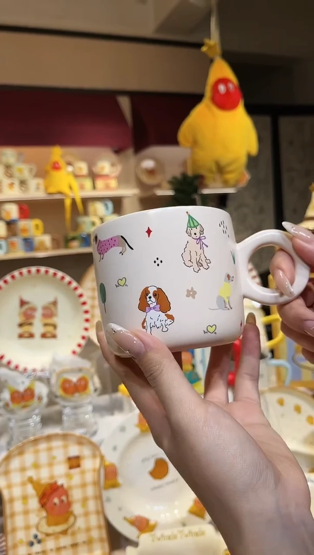 【闪购商品】瓷喜上淘链接发图片款餐具杯