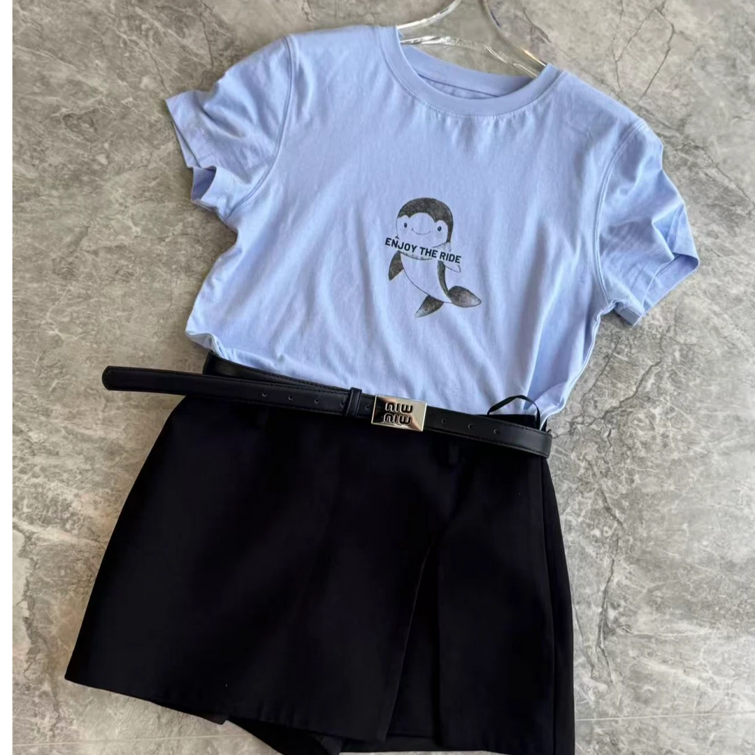 福利10.4号夏款舒适减龄百搭企鹅t上衣 （现货） 时尚夏季百搭企鹅t