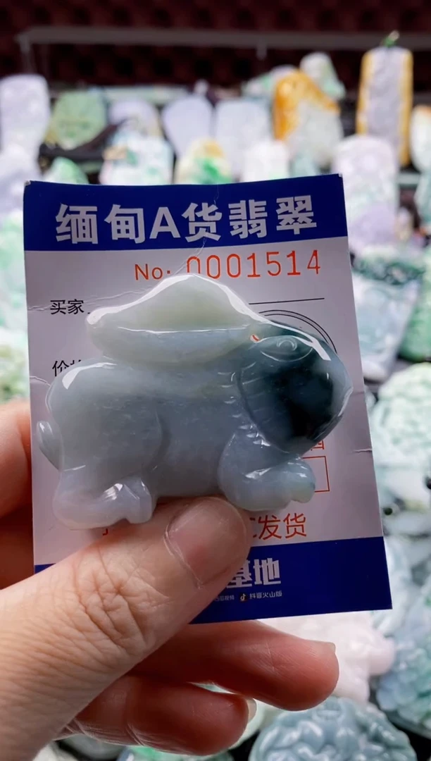 翡翠未镶嵌吊坠(不含链)1