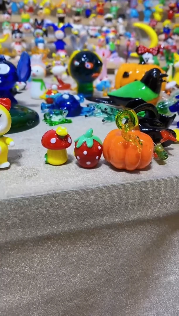 【闪购商品】琉璃手工艺品3件摆件