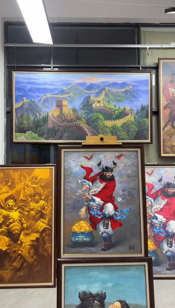 油画原创《钟馗》带框50*70CM！开播放漏！仅此一幅！！！
