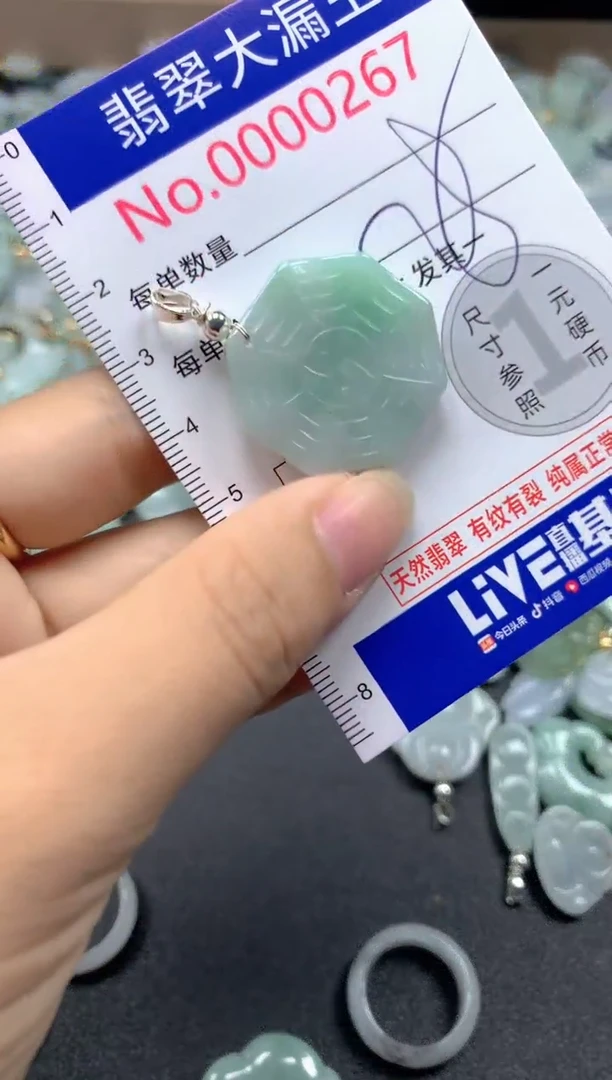 翡翠未镶嵌吊坠(不含链)267