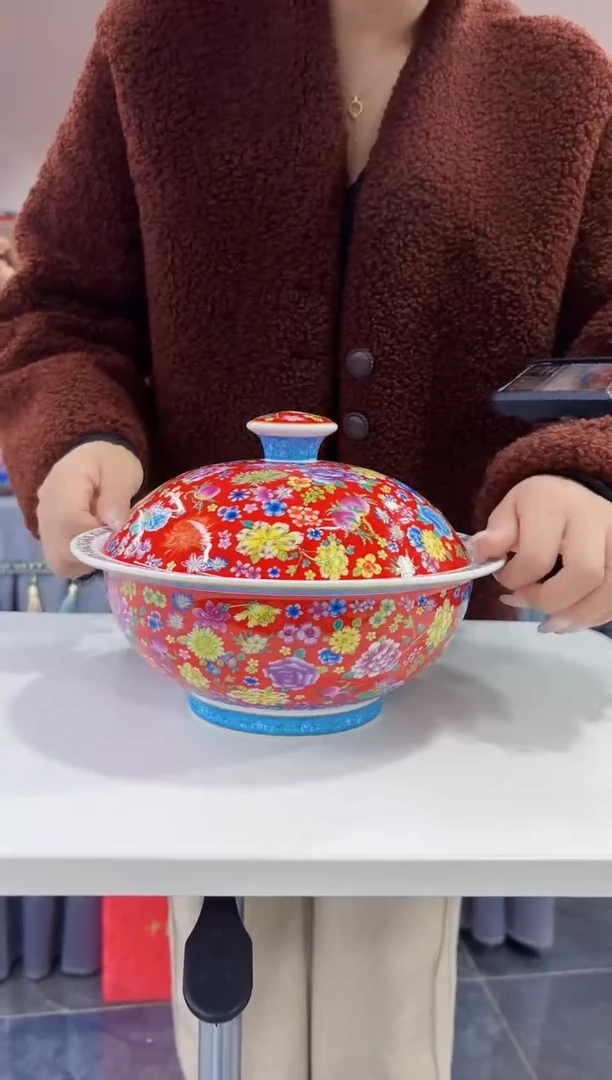 珐琅 10英寸大汤堡1个