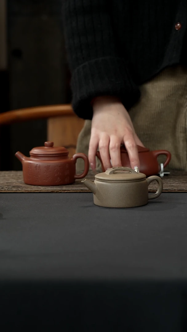 【闪购商品】紫砂茶壶150cc煤气窑汉瓦壶