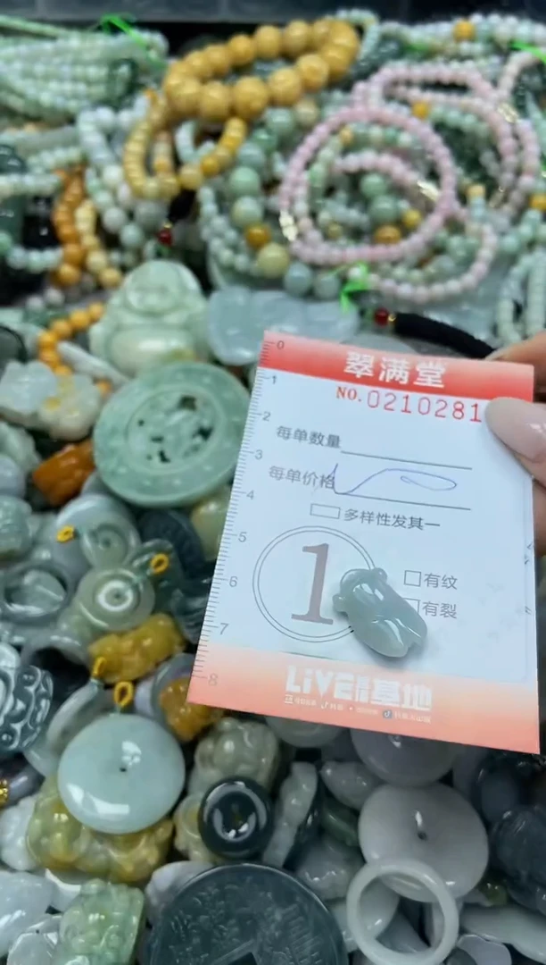 颈饰未镶嵌翡翠闪购0210281