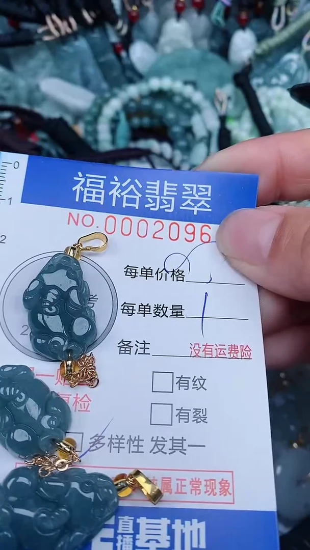 【闪购商品】翡翠颈饰未镶嵌...0002096多样性发其一