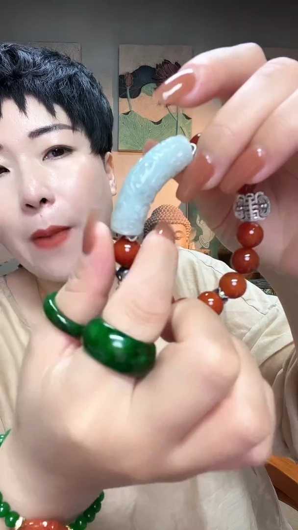 吊坠(赠链)合金翡翠902