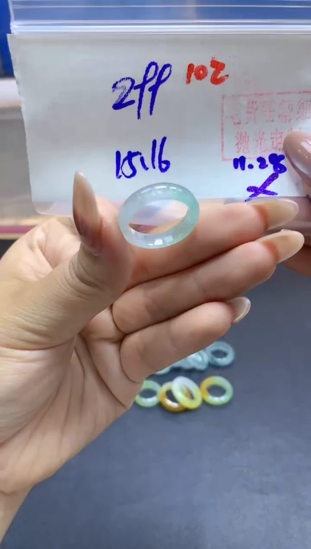 未镶嵌定制翡翠戒圈#299元-毛货需精细抛光