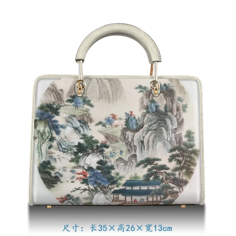 民族风手提刺绣手提托特包包