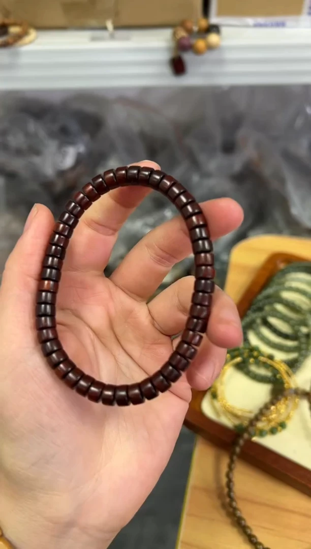 【闪购商品】小叶紫檀手串/手链紫檀木精工药片手链[2385]