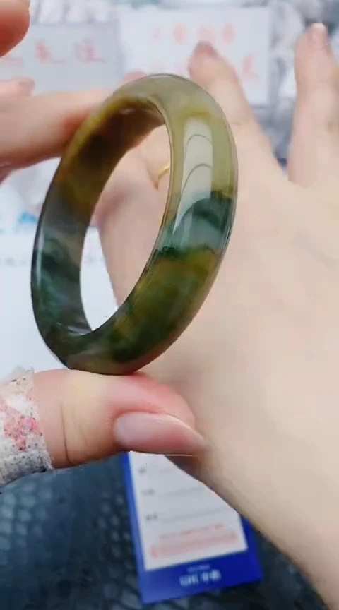 未镶嵌手镯石英质玉y256+53-54