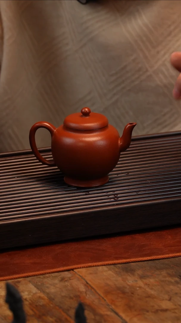 【闪购商品】紫砂茶壶高宫灯朱泥