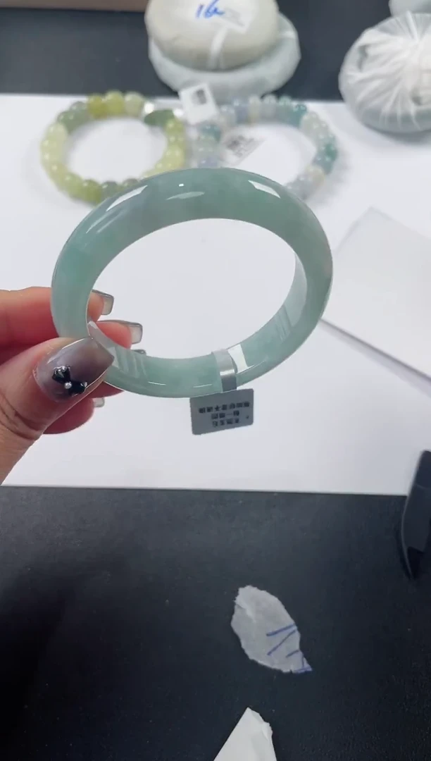 未镶嵌手镯翡翠基地发货H1885 53+
