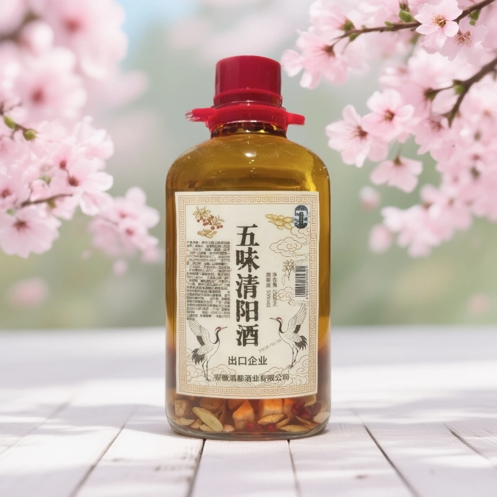皖古玉液【五味清阳酒】50度绵柔男士温和养生酒2.5L自饮送人