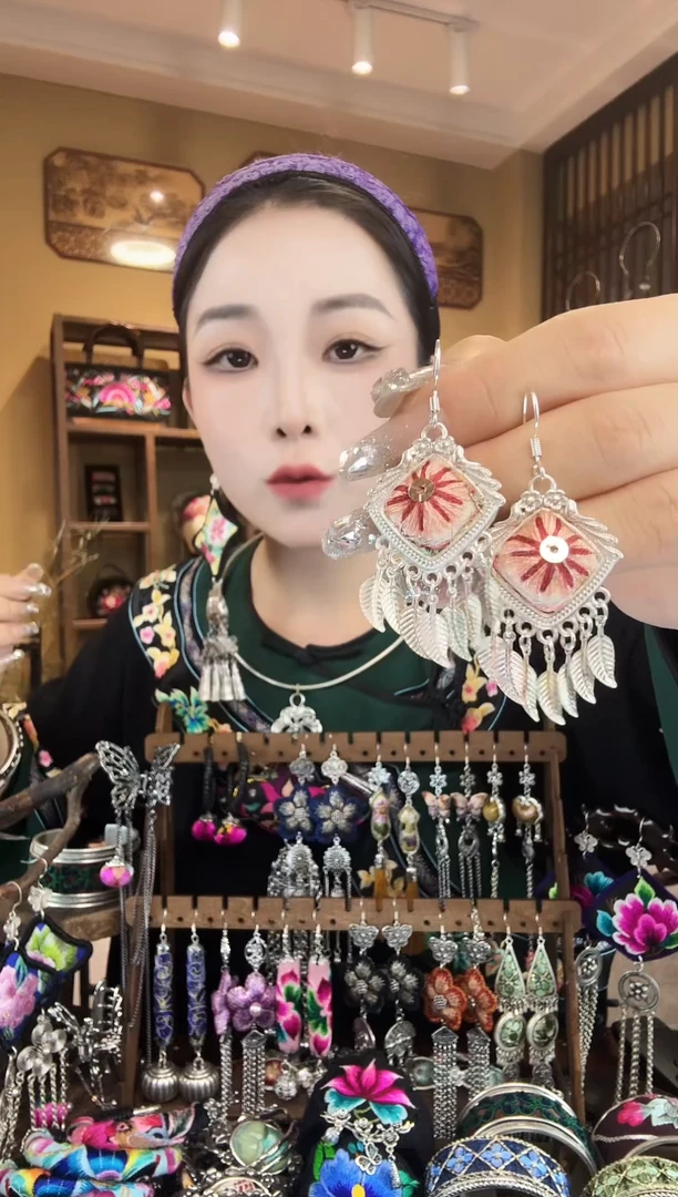 刺绣非遗刺绣民族风饰品