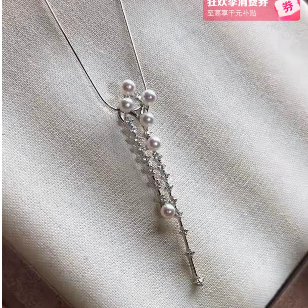 星星珍珠项链气质轻奢法式复古甜美小众多样性发其一