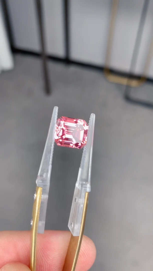 未镶嵌裸石定制碧玺5.2ct 粉碧玺 定制