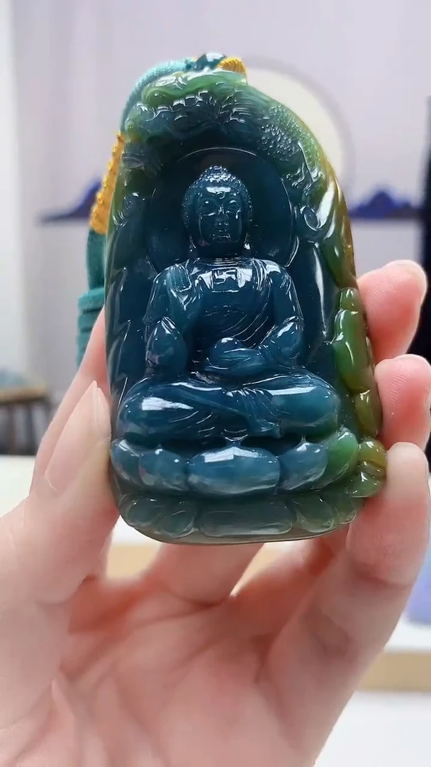 未镶嵌定制翡翠4688zm-毛货挂件人物132