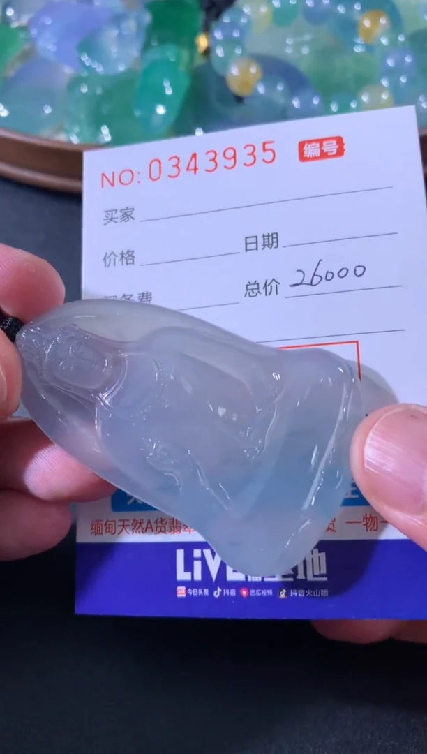 【闪购商品】翡翠颈饰未镶嵌天然A货翡翠