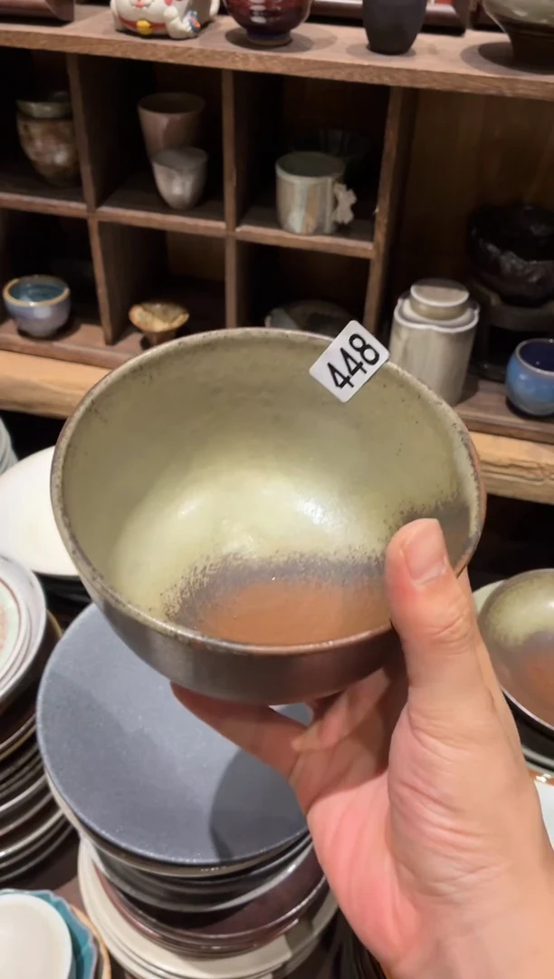 瓷片哼*448 青灰长相思碗1个