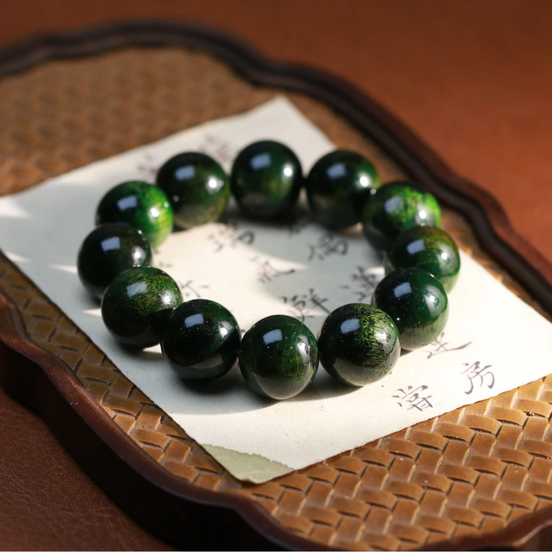 【曹总文玩】20mm文玩沉香木串手串手链SG156