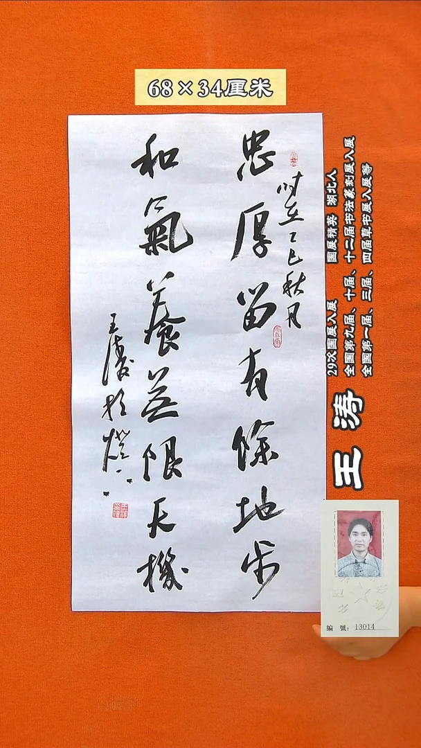 书法195R王涛书法作品