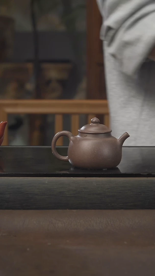 茶壶紫砂慕唐半仙-侍茗，清灰段泥，110cc