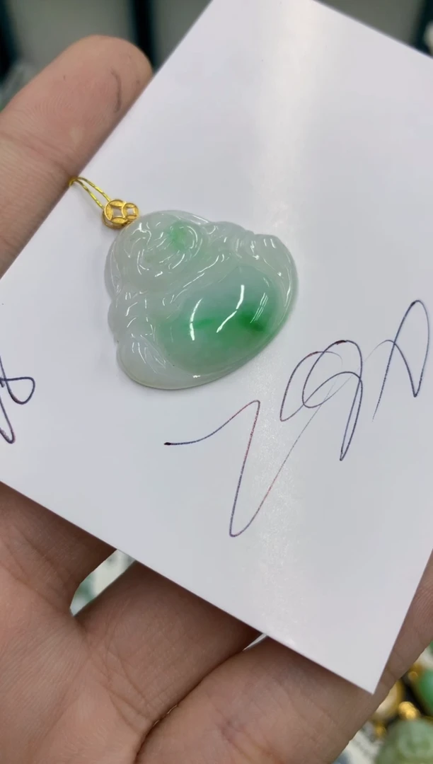 【闪购商品】翡翠颈饰18K金镶嵌号链接11111