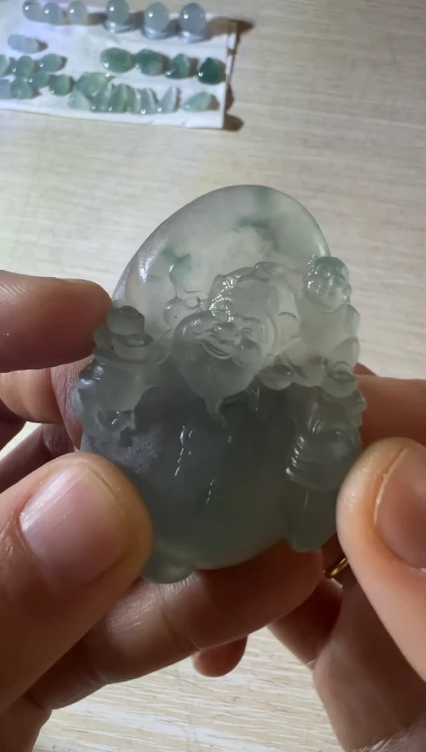 【闪购商品】定制翡翠未镶嵌财神