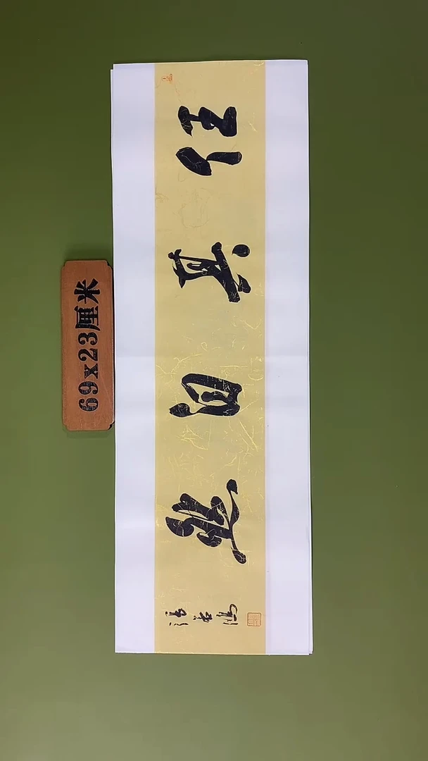 书法书法 张若鸿 尺寸69cm*23cm