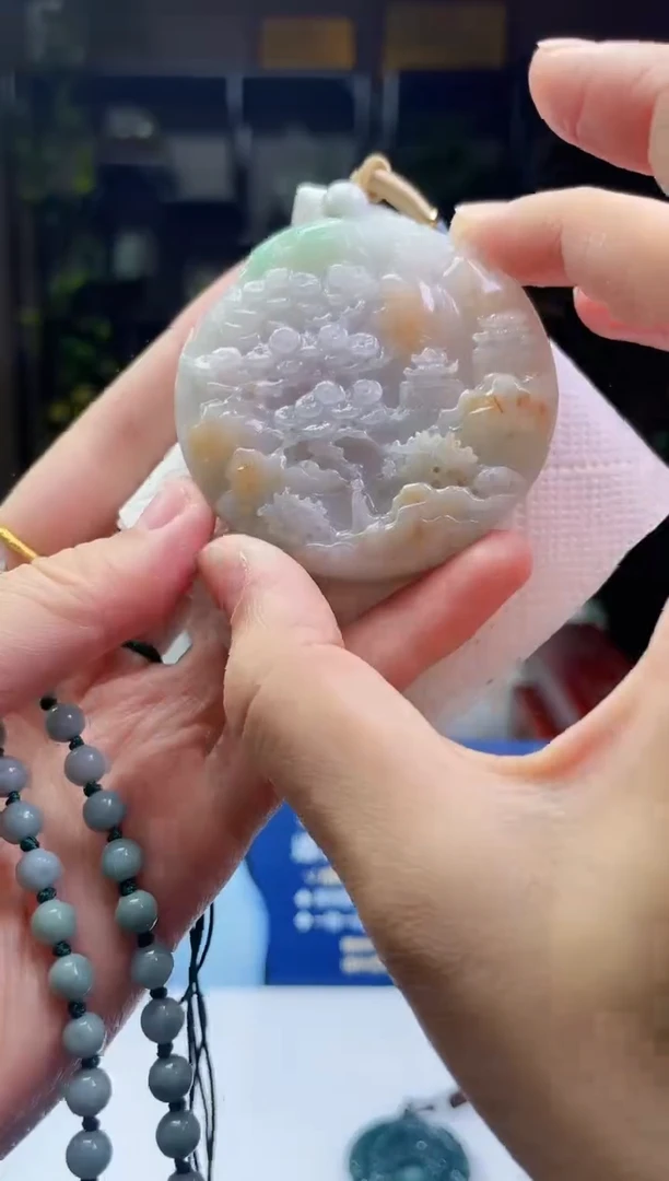 颈饰未镶嵌翡翠X-@@LYCM112214