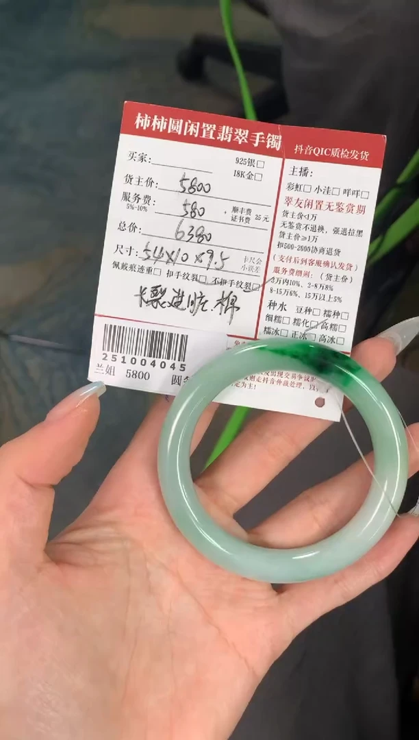 未镶嵌手镯翡翠姐姐251004045
