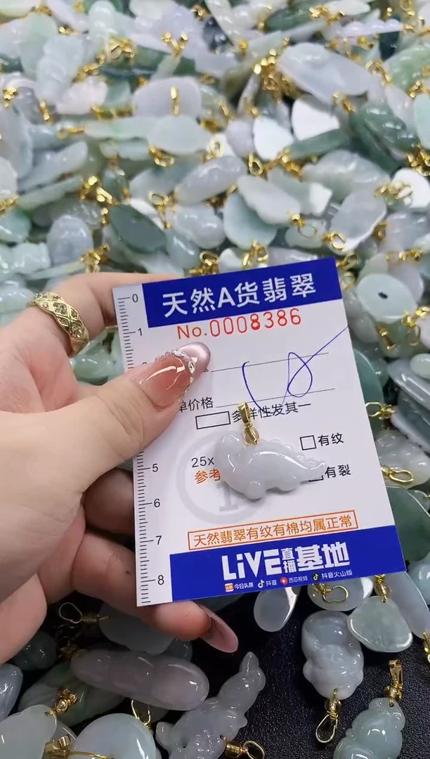 颈饰未镶嵌翡翠天然A货翡翠