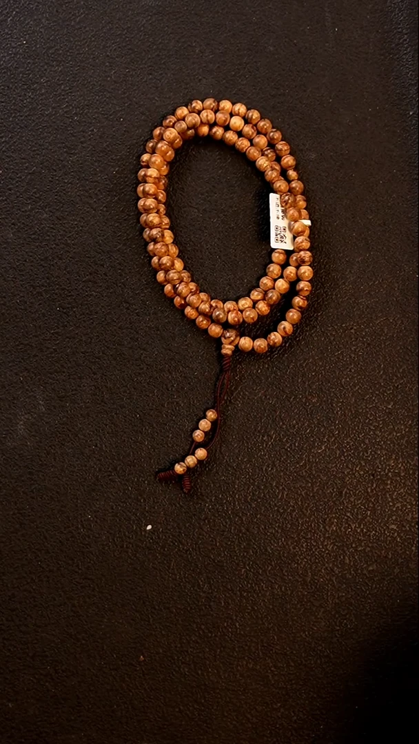 沉香手串7mm天然沉香老惠安圆珠多圈