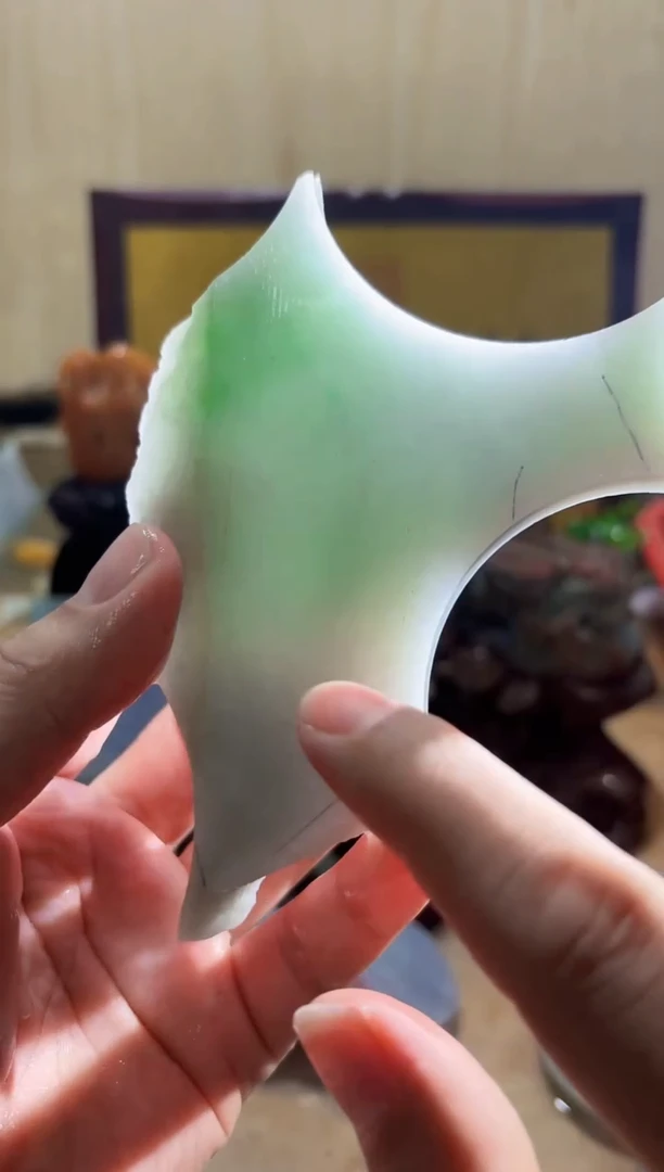 颈饰未镶嵌翡翠A货常星5515