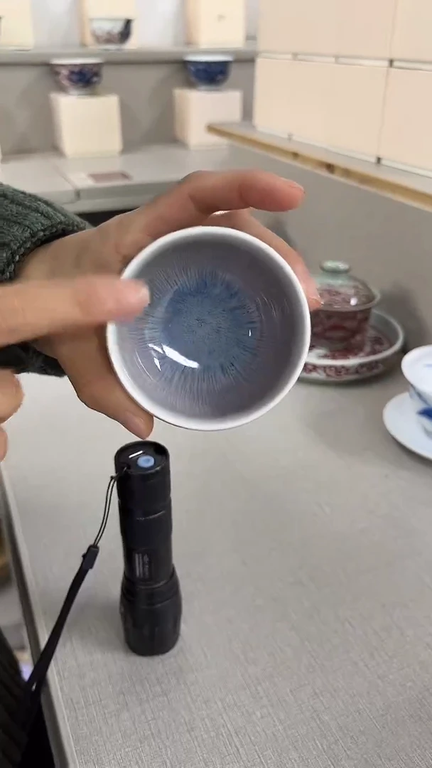 景德镇高温烧鸡心窑变