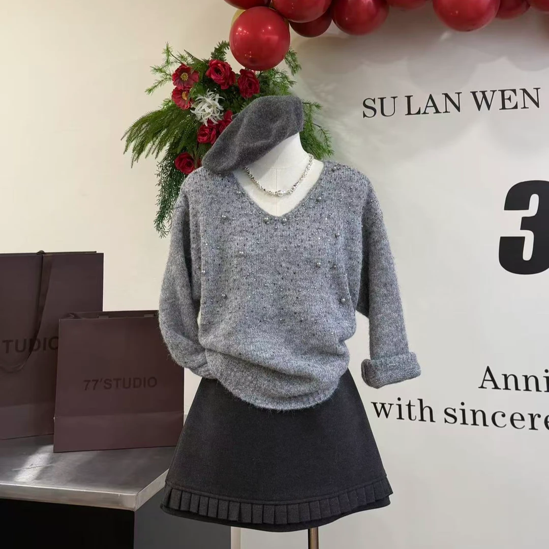 【苏兰文】小众设计感气质上衣-5922