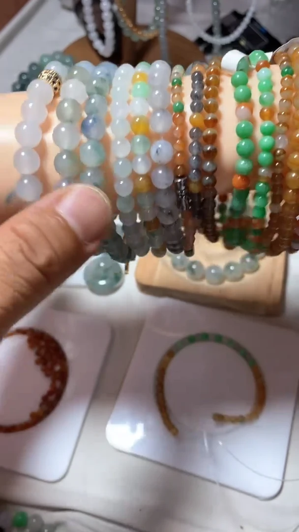 翡翠散珠翡翠珠串
