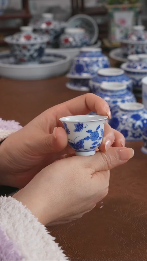 景德镇高端茶器景德镇墨奈纯手工手绘高端茶器