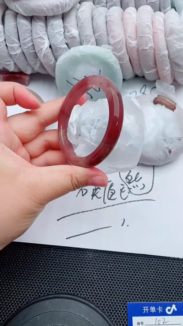 未镶嵌手镯石英质玉102-54-55