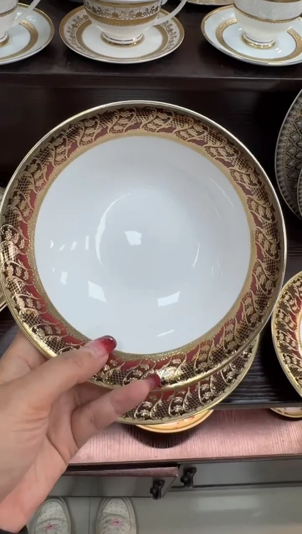 【闪购商品】瓷片6英寸水果碗 2个 瑕 福利价