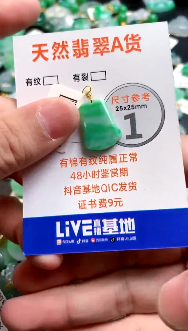 颈饰18K金镶嵌翡翠0413662970