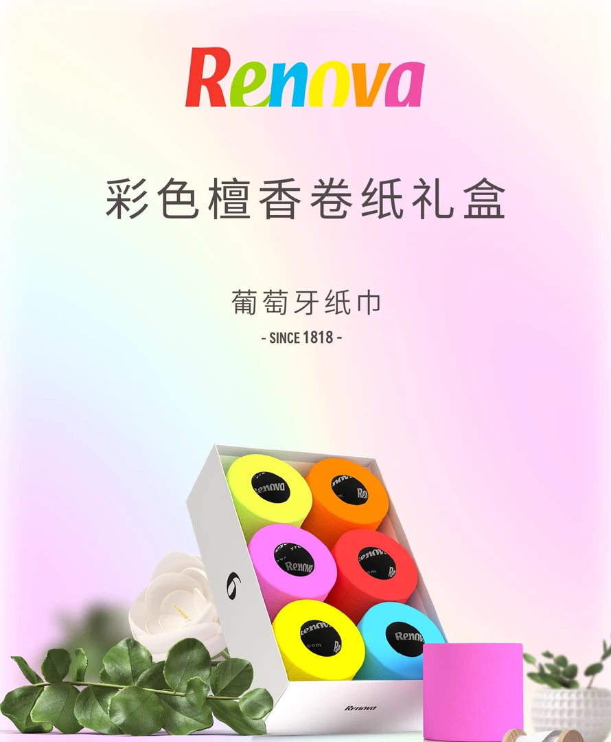 Renova 彩色纸礼盒