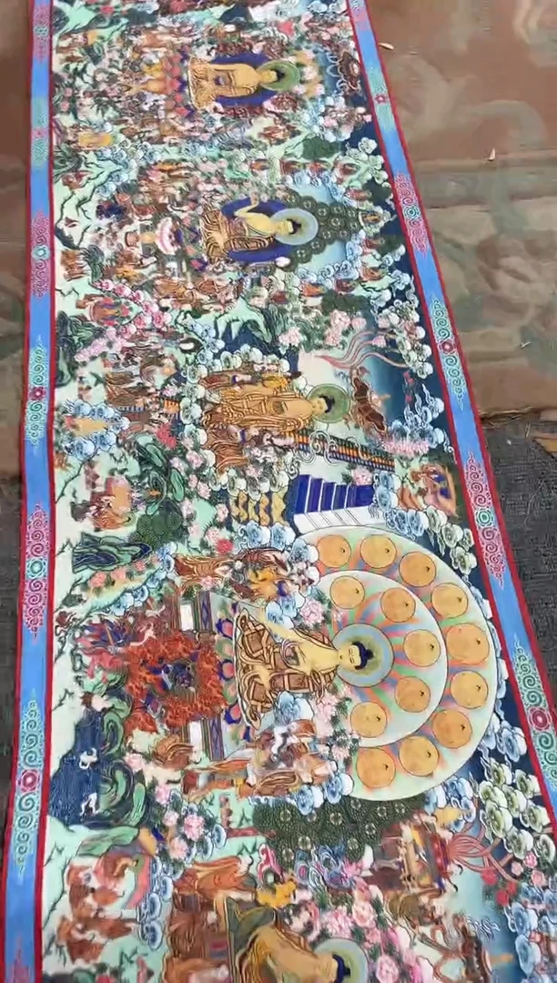 卷轴画天天的唐卡tk160